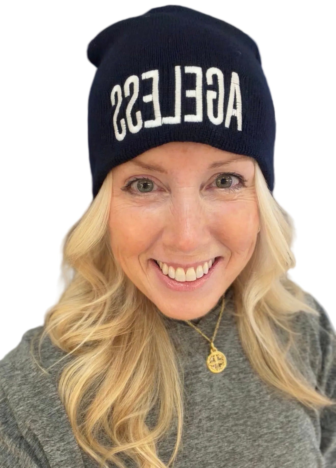 AGELESS Navy Beanie