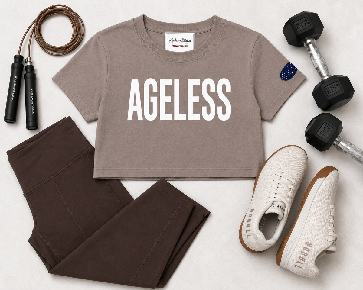 Ageless Ladies Boxy Cropped Tee