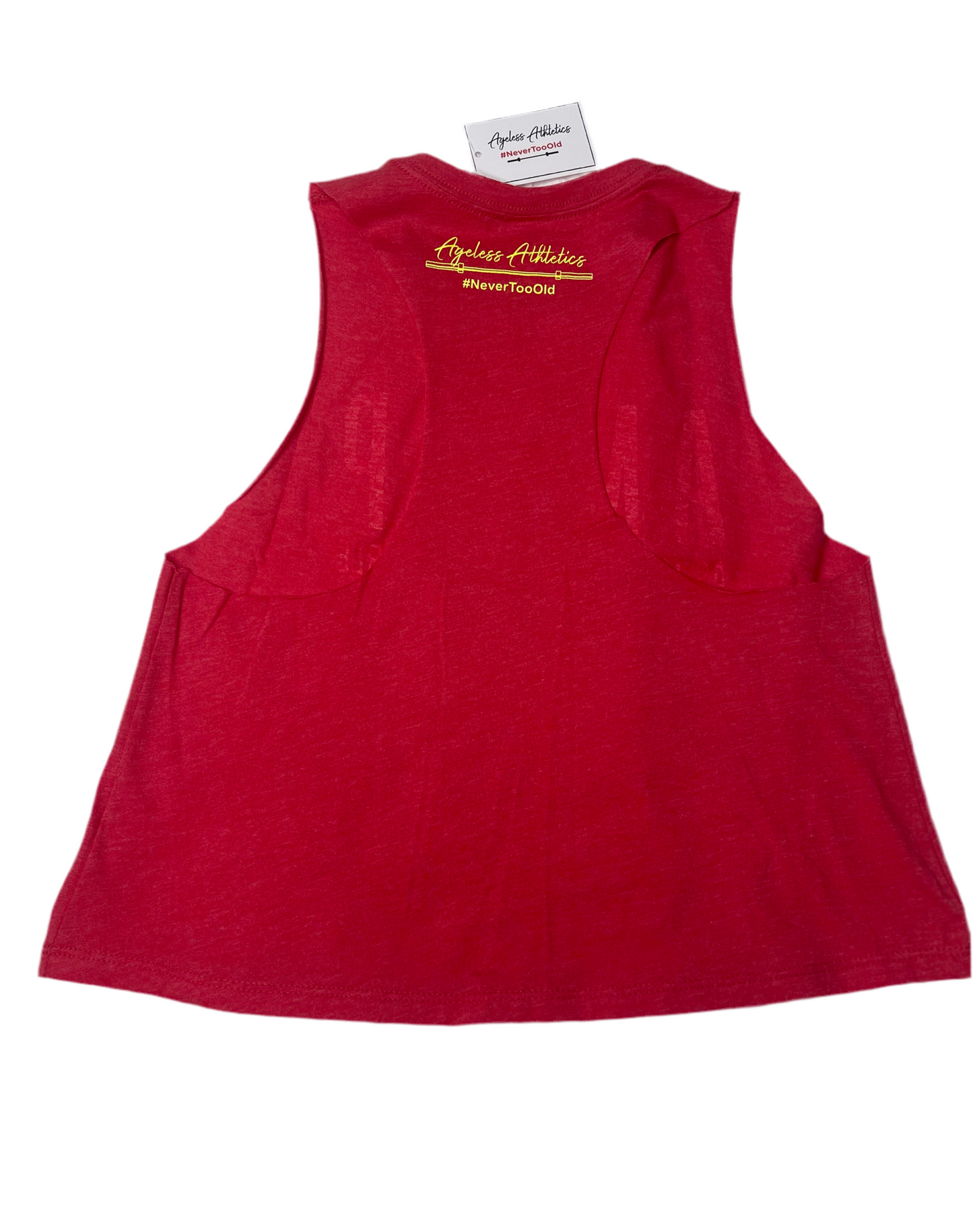 AMYAP Red/Yellow Sleeveless Cropped Tee (Copy)