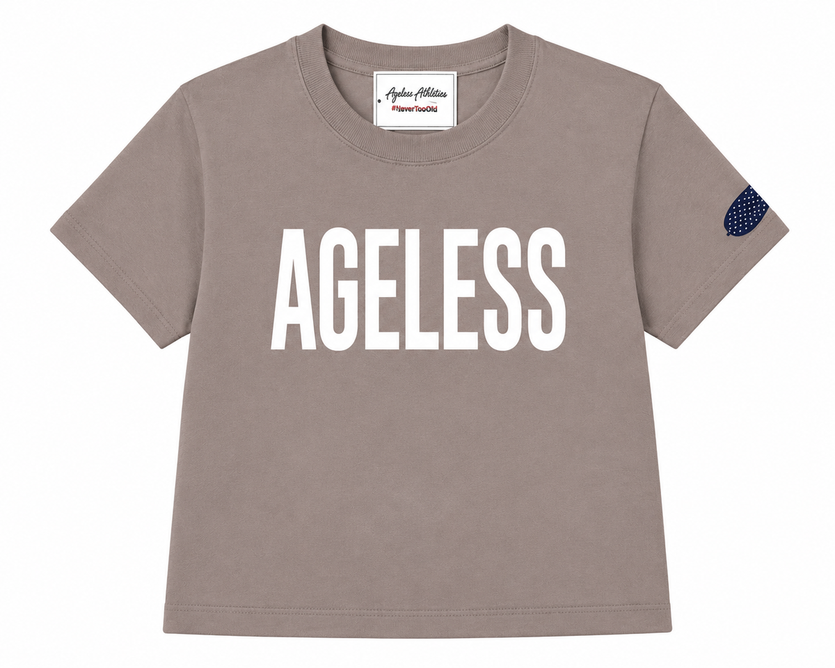 Ageless Ladies Boxy Cropped Tee