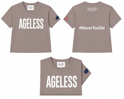Ageless Ladies Boxy Cropped Tee