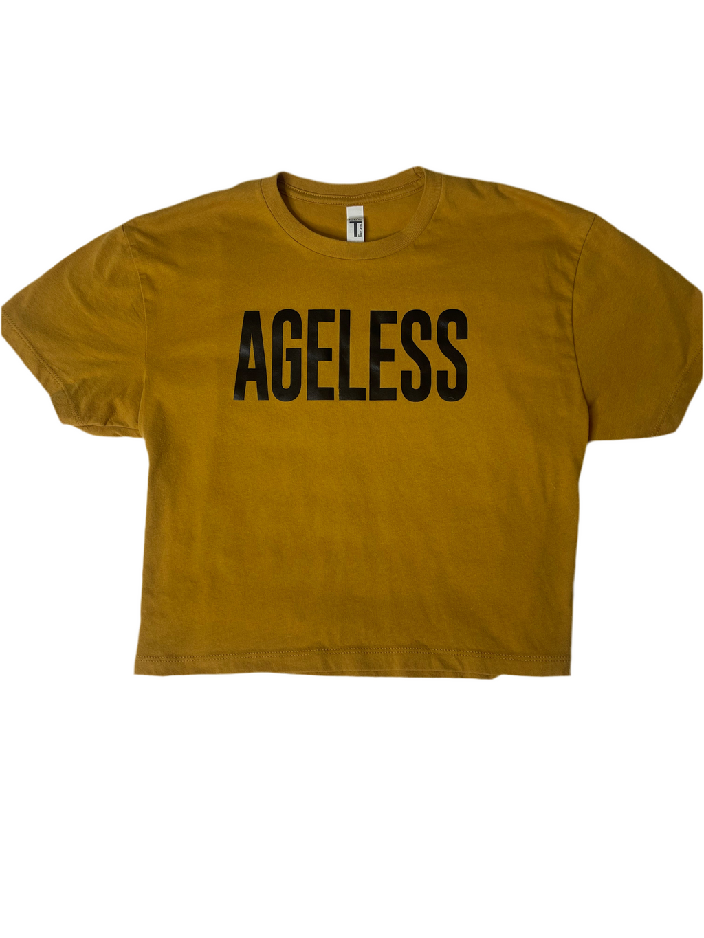 “Ageless” Short Sleeve Cropped Tee