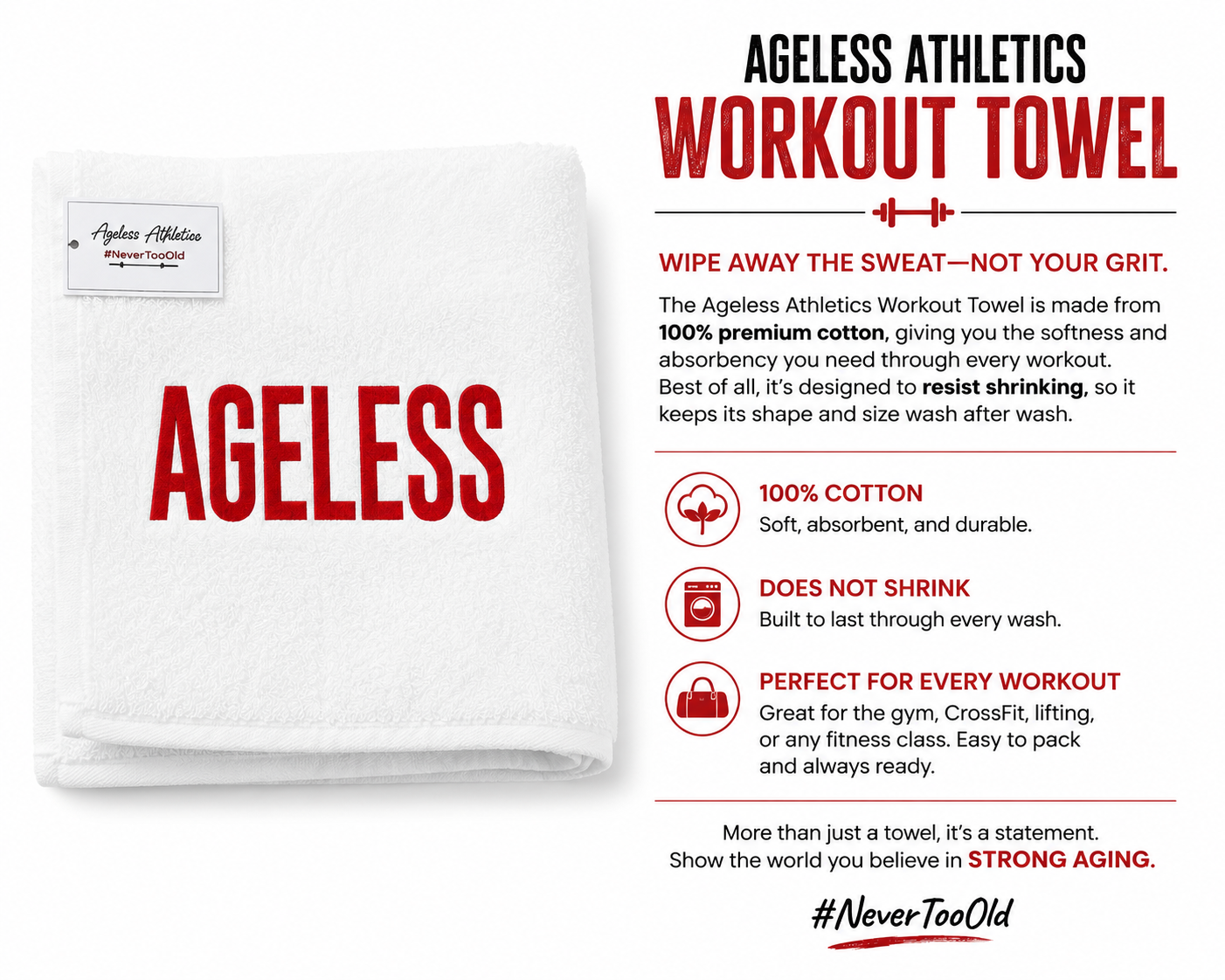 Ageless Gym Towel