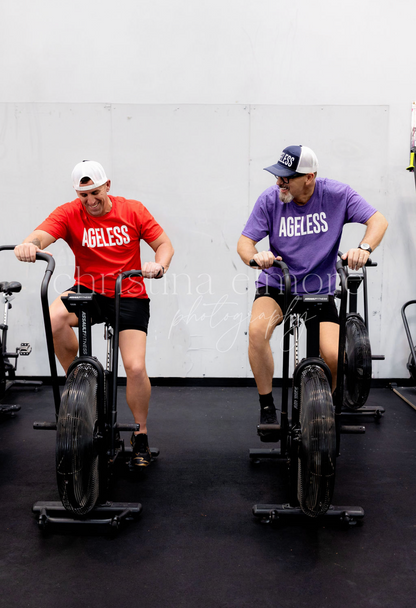 AGELESS Unisex Heather Purple Shirt
