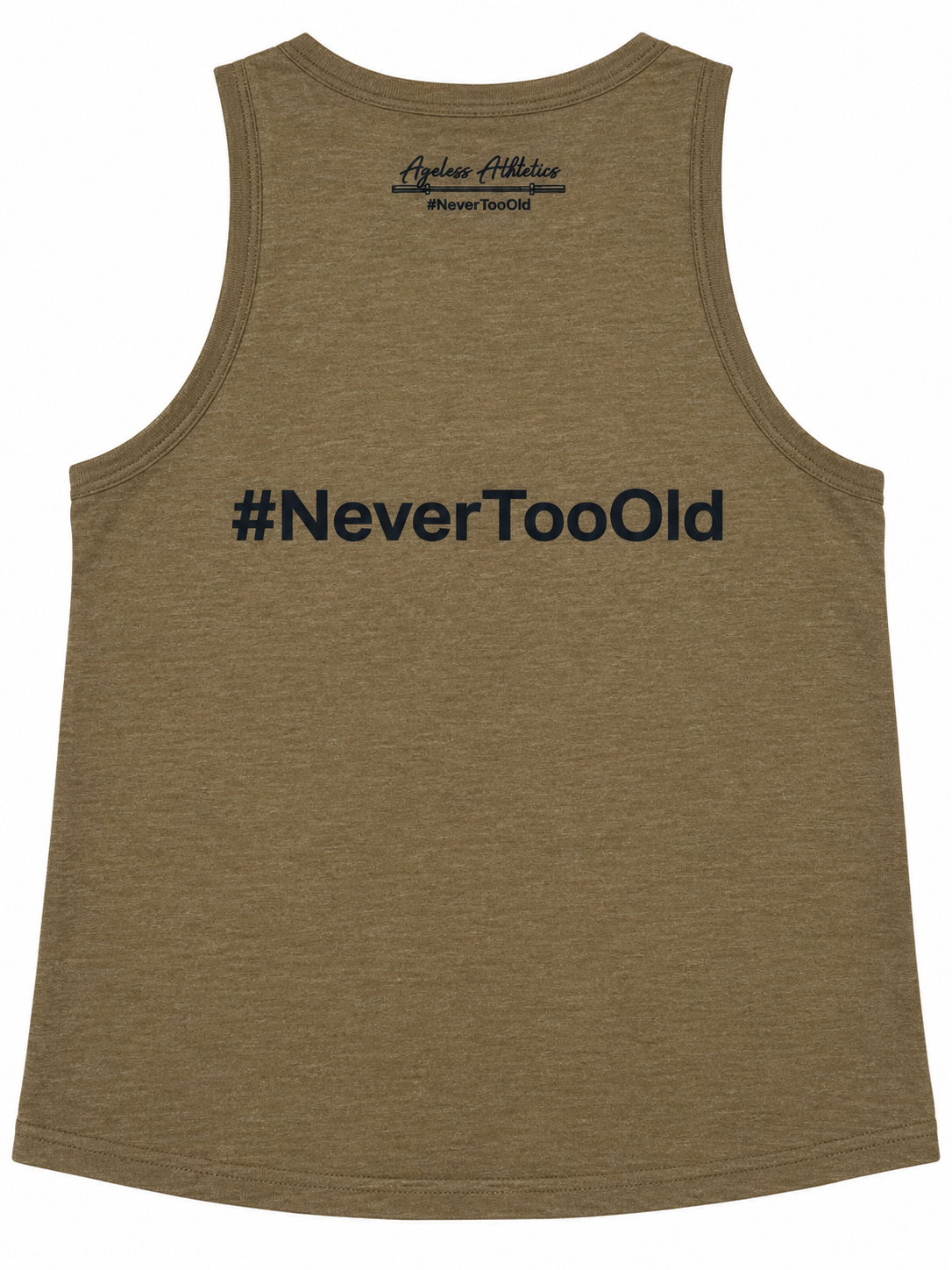 AGELESS Women’s Racerback Tank - Heather Army