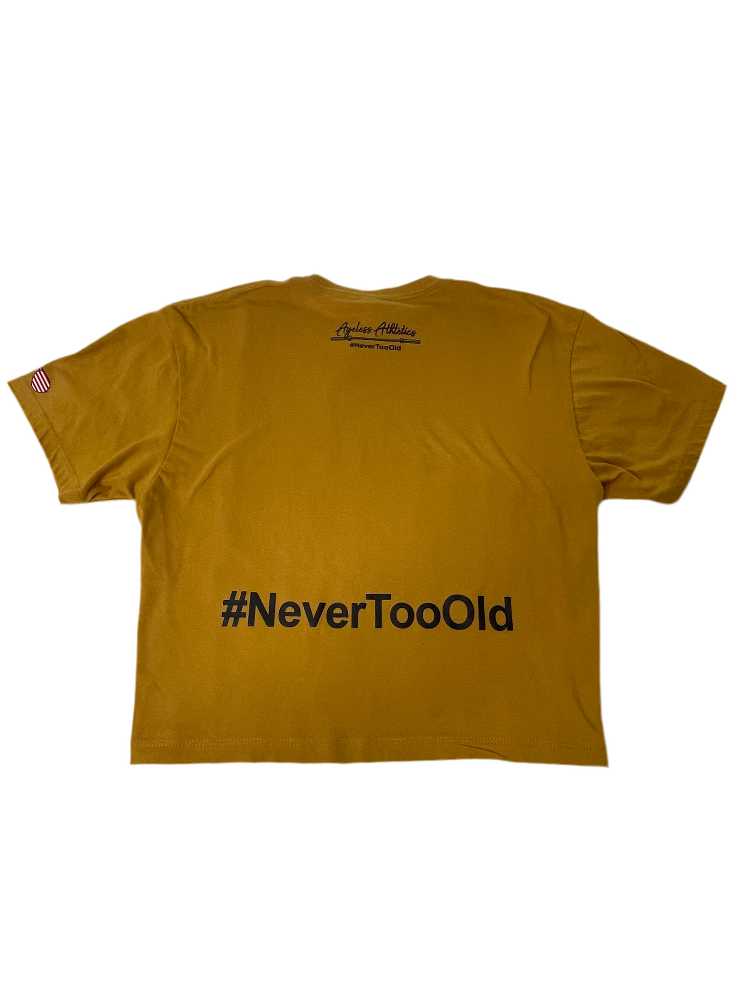 “Ageless” Short Sleeve Cropped Tee