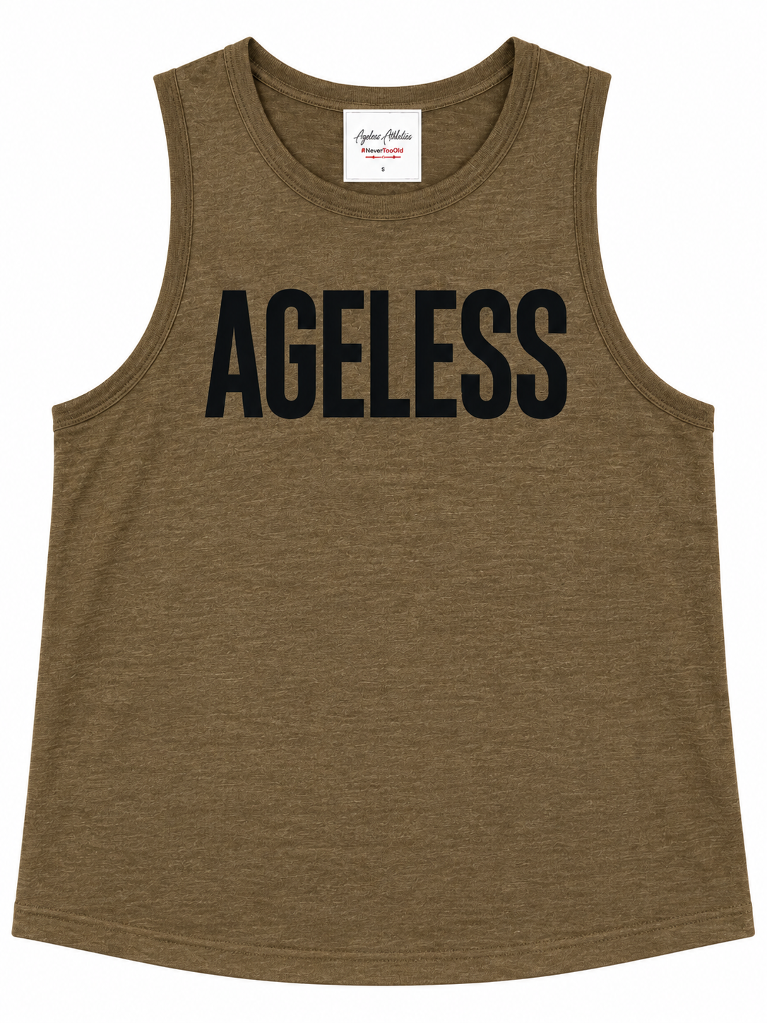 AGELESS Women’s Racerback Tank - Heather Army