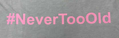 Ageless Ladies Green/Pink Cropped Tee