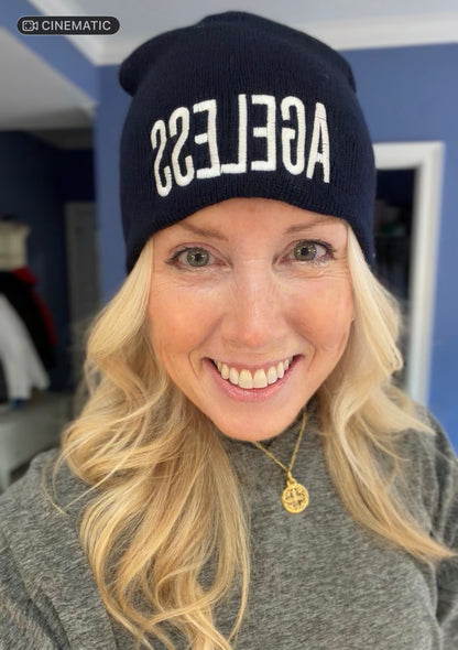AGELESS Navy Beanie