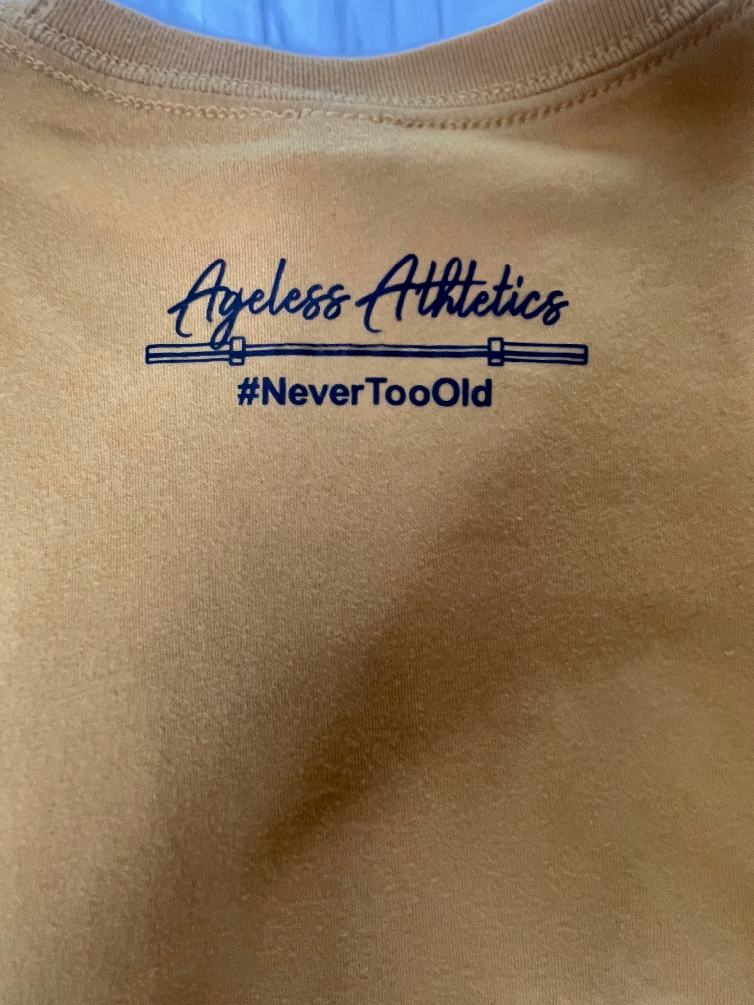 “Ageless” Short Sleeve Cropped Tee
