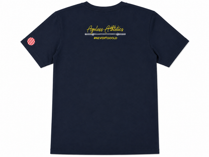 AMYAP Unisex T Shirt – Midnight Navy/Neon Yellow (Copy)