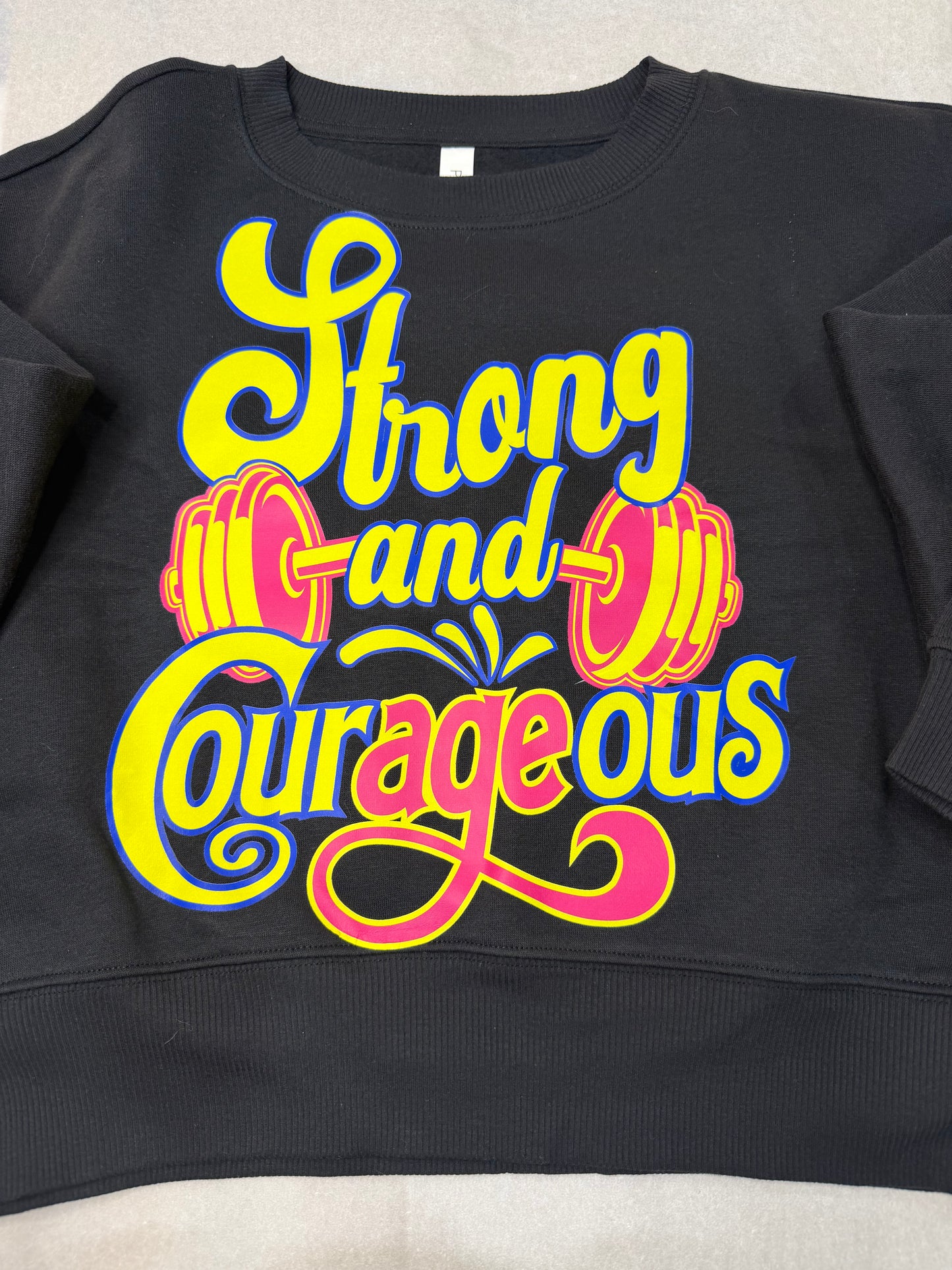 Strong & CourAGEous Cropped Sweatshirt