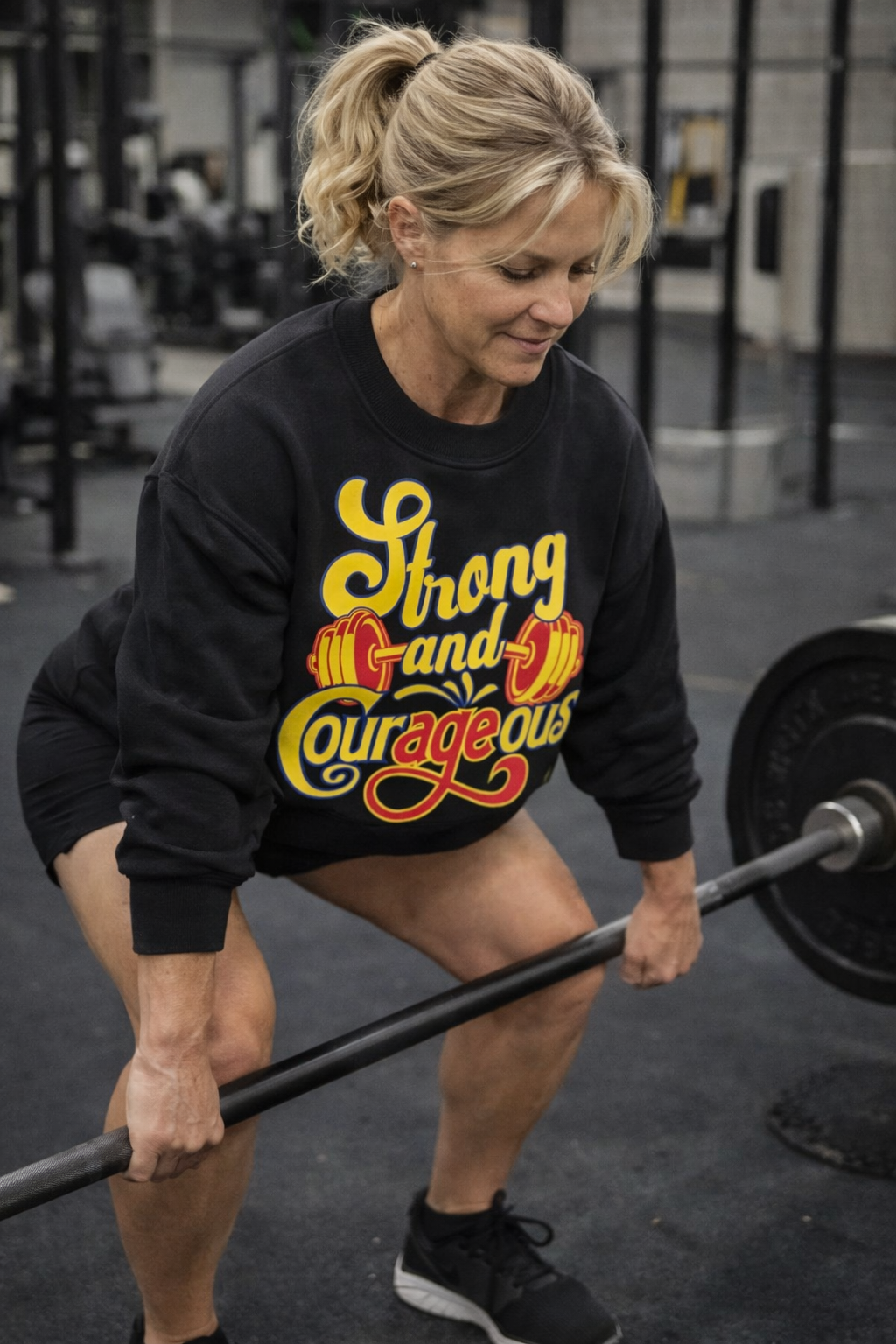 Strong & CourAGEous Cropped Sweatshirt