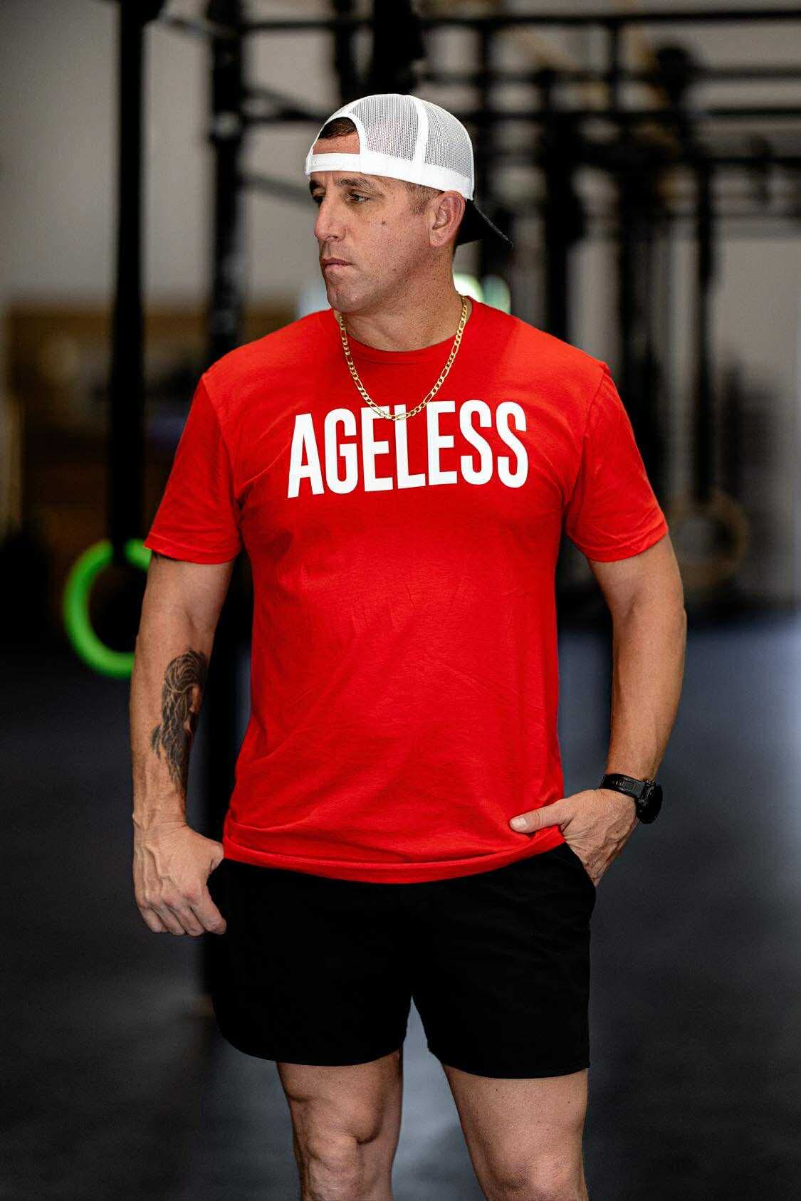 AGELESS Unisex Red Shirt