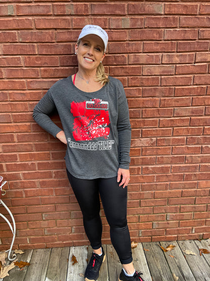 Women's Annnnd TIME! long sleeve shirt