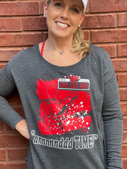 Women's Annnnd TIME! long sleeve shirt