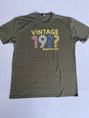 Ageless Athletics Vintage 19?? Men's Tee Military Green