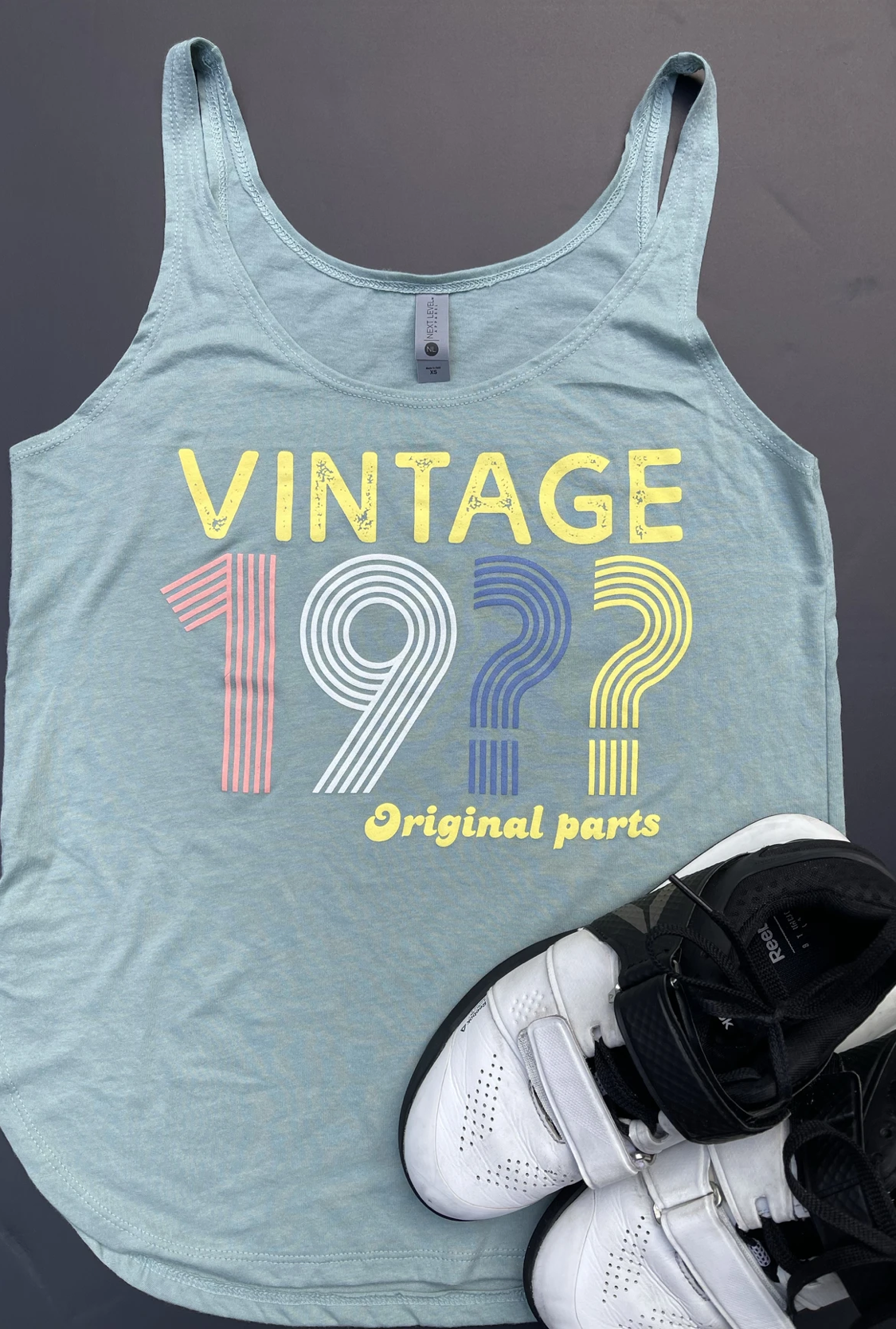 “Vintage” Mint Ladies Tank