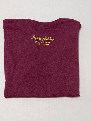 Ageless Athletics Vintage 19?? Men's Tee Maroon