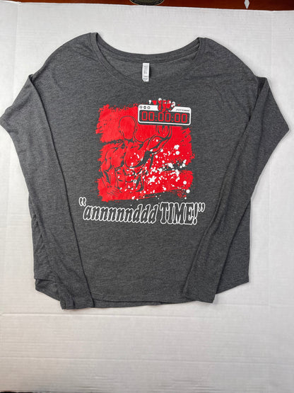 Women's Annnnd TIME! long sleeve shirt