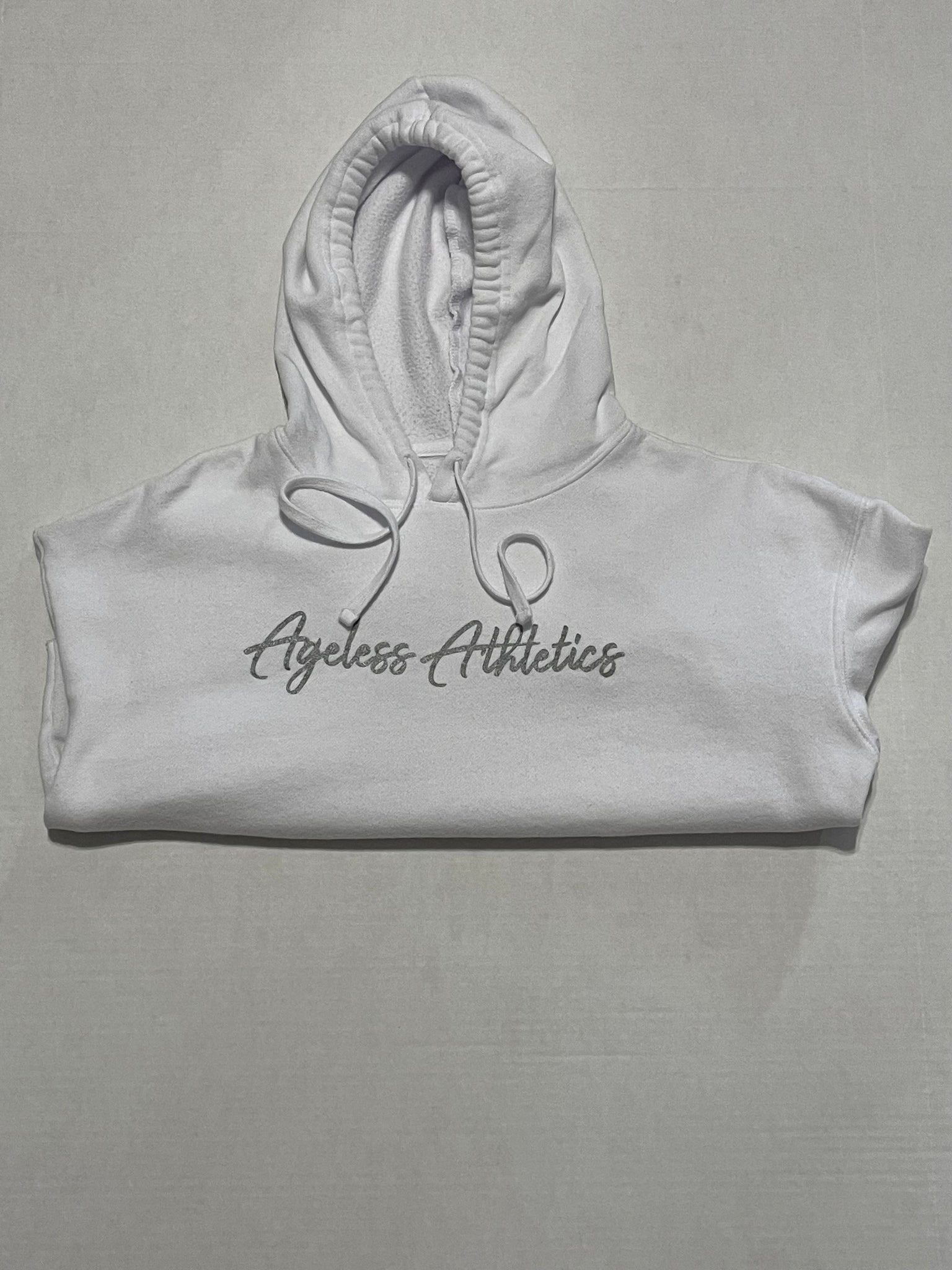 "Ageless Athletics" Logo Women's Cropped Hoodie