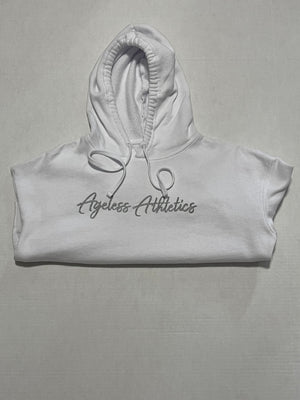 "Ageless Athletics" Logo Women's Cropped Hoodie