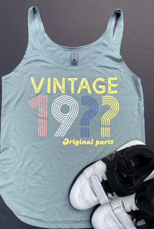 Vintage Mint Ladies Tank