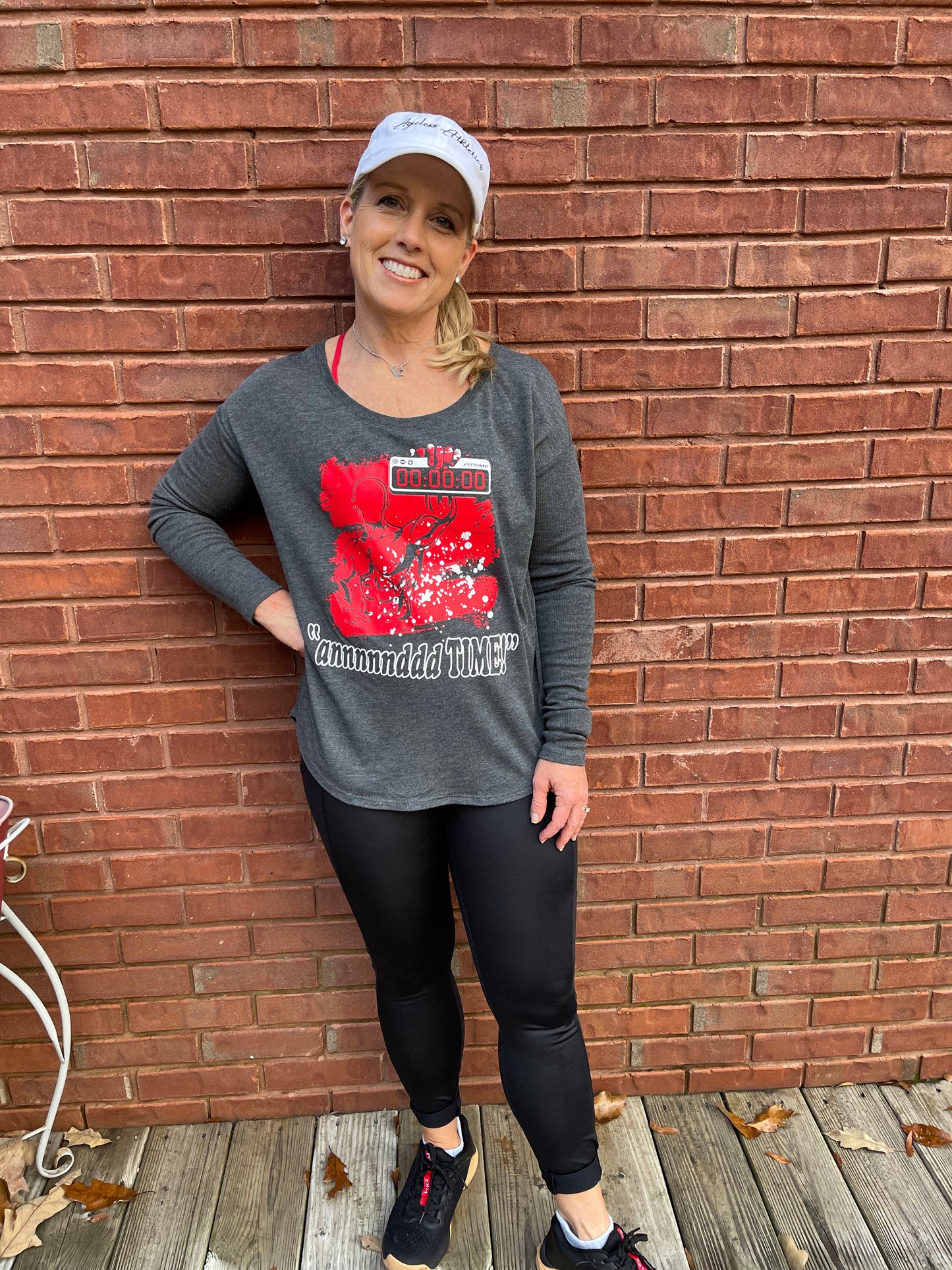 Women's Annnnd TIME! long sleeve shirt